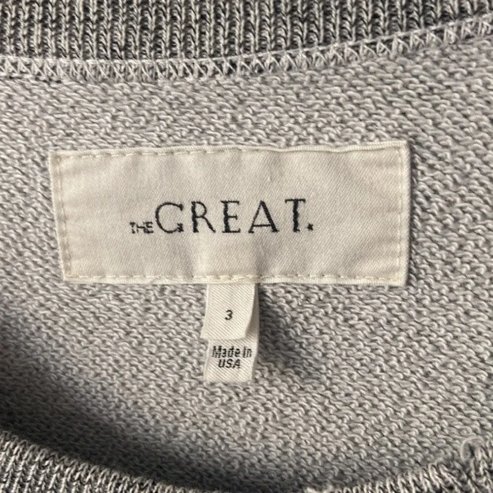 The Great. Cut Off Sweatshirt with Bears in Varsity - Picture 3 of 4